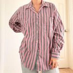 Lee Vintage  Cotton Striped Button Down Top Photo 0