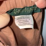 Harvé Benard Harve Benard Linen Blend Maxi Skirt Ruffle Hem Brown Size 8 Photo 3