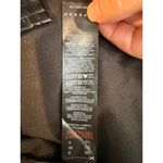 Topshop  Skirt Womens Size US 4 Black Midi Faux Leather Double Slit‎ Photo 4