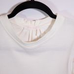 See By Chloe Powder White Butterfly Floral Flower Long Sleeve Cotton Tee Shirt Photo 1