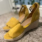 Madeline Girl Yellow Wedge Sandals Photo 2
