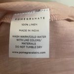 Anthropologie Women’s Pomegranate Blush Pink Long Sleeve Linen Dress Size Small 100% linen Brand new with tags Photo 4