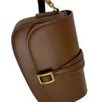 ZARA Buckle Crossbody Bag Vegan Leather Brown Small 6287/010 Neutral Casual Photo 5