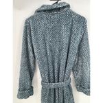 Jasmine Rose size M blue Cozy‎ Knit Robe with Belt Size M Photo 3