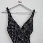 Jantzen Classics Black One Piece Polka Dot Swimsuit Medium Photo 1
