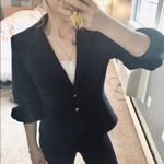 CAbi  Abbott black bell sleeve blazer Photo 2