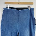 Lysse Scallop Hem Cropped Knit Denim Leggings Pants Jeans Stretch Womens XL new Photo 2