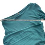 Alix NYC S Women's Blue Green Jade Jersey Fabric One Sleeve Blake Bodysuit NWT Photo 9