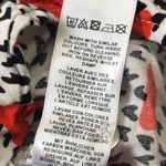 ASOS Heart Button Up Shirt Women's 12 Long Sleeves 100% Viscose Lightweight NEW Photo 6