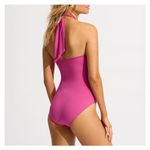 Seafolly NEW  Collective‎ Hot Pink Halter Bandeau One Piece Swimsuit Size 10 Photo 6