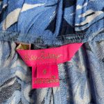 Lilly Pulitzer  Avery Crop Navy Floral Wide Leg Pull
On Pants - Sz 4 💛🎀 Photo 8