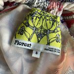 Anthropologie  Floreat  Castle Lake Nautical Halter Silk Dress Photo 7