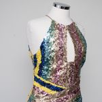 One 33 Social. Sequin multicolor mini dress. Pink Photo 7