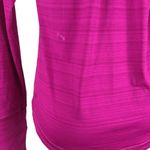 Athleta  Long Sleeve Hot Pink Thumb Hole Top Nwot Photo 9