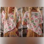 Magnolia Pearl NWT  Berry Little Archer Tee - white wild strawberries - one size Photo 1