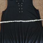 cupio black sleeveless tee shirt shift dress size XL Photo 9