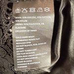 Bardot  Dress Women 6 Black Floral Crochet Lace Zip Back V-Neck Long Sleeve Party Photo 6