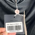 Oh Polly  Carmela Cowl Neck High Slit Maxi Dress in Black Women’s Sz 8 NWT Photo 5