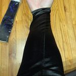 NWOT Satin Fingerless Elbow Length Arm sleeves Gloves Black Photo 2
