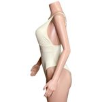 MONDAY SWIMWEAR Portofino One Piece Swim, Ivory, M/V White Size M Photo 6