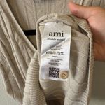 AMI Paris Alexandre Mattiusi Knit Creme Sweater Vest Fall Layering Size S Red Photo 3