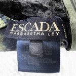 Vintage 90’s ESCADA Textured Long Sleeve Bodysuit Black Photo 10