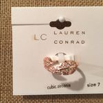 LC Lauren Conrad 🆕  Gold Leaf Ring Photo 4