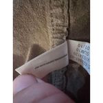 Gap Edition Women's Leather Jacket Tan Brown Snap Button Western Moto Style Photo 10