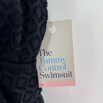 Croft & Barrow Women's Crochet V-Neck Ruffle Swim Dress Black Size 10 NWT Photo 9