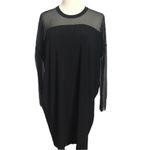 Norma Kamali KAMALIKULTURE by  illusion top dress Sz small Photo 1