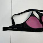 Victoria’s Secret PINK Active Sz M Sport Bra Ultimate Lightly Lined Black Floral Size M Photo 7