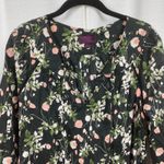 J.Crew x Liberty of London Black Floral Poppy Dream Peasant Blouse Sz.S Photo 3