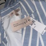 Philosophy NWT  Linen Blend Blazer  Coastal Beachy Prep Single Button Nautical Photo 3