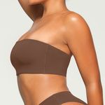 SKIMS New  Bandeau Bra in Umber Brown Size 4X Photo 1