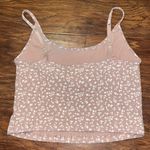 Old Navy Women’s neutral floral rib knit cropped tank basic relaxation summer Photo 2