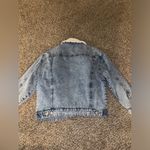 Pull & Bear  denim jacket with fur inside Photo 2