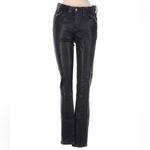 Helmut Lang  Coated Black Skinny Jean Photo 1