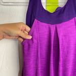 Moxie Cycling Iris Purple Layered Tank Top Small NWT Photo 1