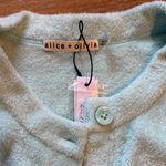 Alice + Olivia  Soft Blue Knit Cardigan Photo 1