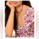 Ba&sh YSEE FLORAL MIDI DRESS FLUTTER CAP SLEEVE LAGOONLOOK GRANNYCORE VISCOSE Photo 3