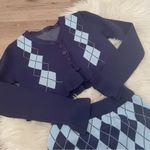 Korean style plaid top and skirt set Photo 2