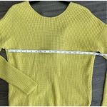 Loft New  Lemongrass Tie V-Back Sweater Small Women’s Yellow / Green Reversible Photo 11