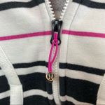 Lululemon zip Close Pink Black & White Striped Long Sleeve Hoody jacket 4 Photo 3