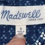 Madewell  Blue & White Women’s Daisy Dot Sleeveless Top Photo 6