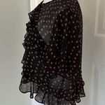 MISA Los Angeles  Raziela Top Black Ditsy Floral Photo 4