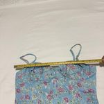 ZARA Women’s  Blue Floral Corset Look Bodysuit Sz S Small NWOT Photo 5