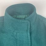 J.Crew size 6 small cocoon wool dark green Wool Blend Coat peacoat jacket Photo 5