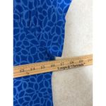 Fresh Produce  Blue Floral V Neck Short Sleeve Dress Size Small Vacation Beach Photo 5