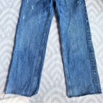 BDG // URBAN OUTFITTERS Vintage Wide Leg High Rise Button Fly Blue Jeans 24 Photo 2