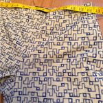 Piazza Sempione  Geometric Blue and Cream pants Photo 6